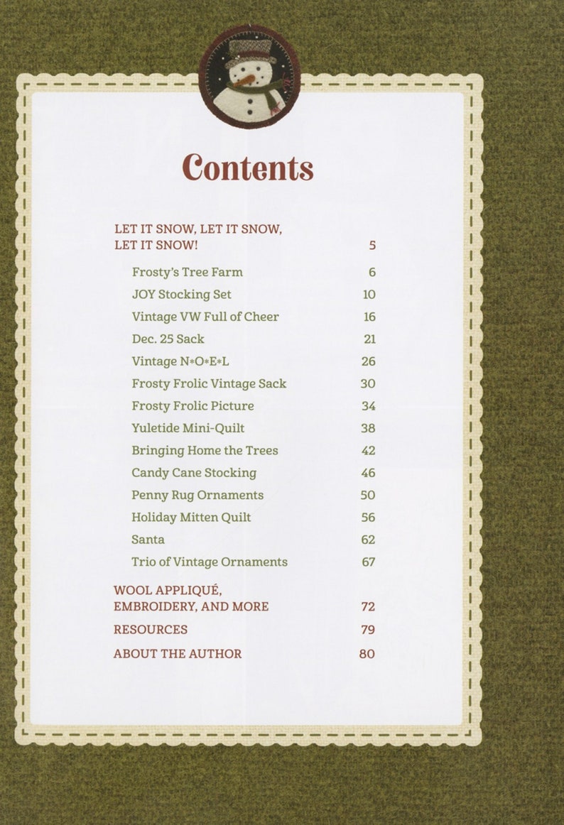 Christmas at Buttermilk Basin softcover Project Book By Etsy