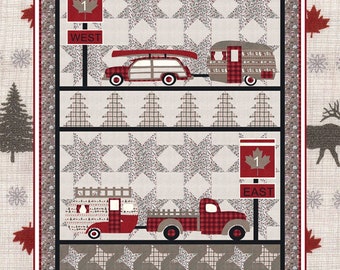 Canada Travels *Applique & Pieced Quilt Pattern* From: Coach House Designs