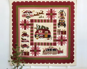 Home for the Holidays *9-Month Block of the Month Appliqué Quilt Pattern* From: Buttermilk Basin
