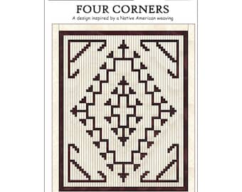 Four Corners *Native American Weaving Inspired Quilt Pattern* By: J. Michelle Watts