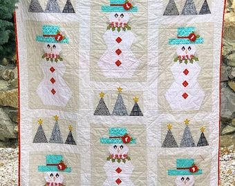 Do You Want to Sew a Snowman? *Applique & Pieced Quilt Pattern* From: Cotton Street Commons
