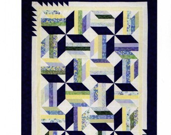 Twirling *Strip Club Quilt Pattern* By: Daniela Stout - Cozy Quilt Design