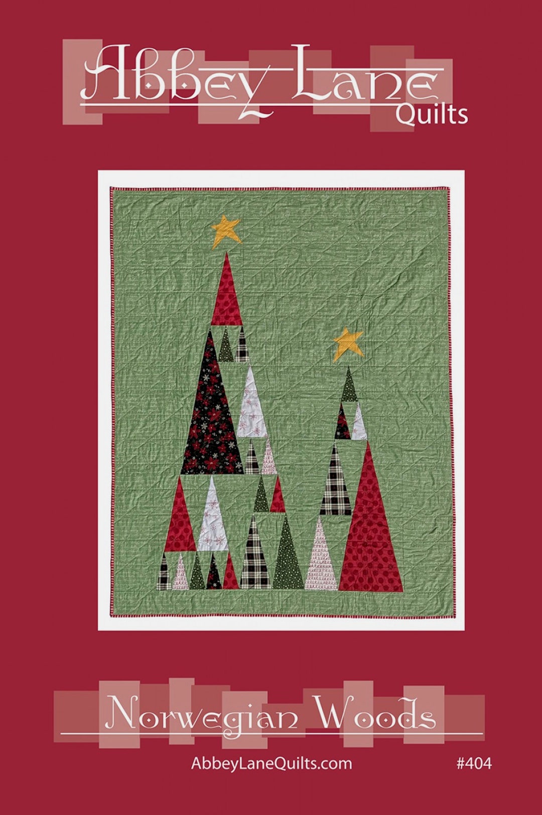 Norwegian Woods pieced Quilt Pattern From Abbey Lane Quilts Etsy