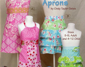 Mother & Daughter Aprons *Softcover Pattern Book*  By: Cindy Taylor Oates - Taylor Made Designs