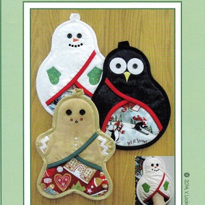 Christmas Trio of Pot Holders *Sewing Pattern* From: Susie C Shore Designs