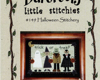 Halloween Stitchery *A Little Stitchies Pattern* From: Bareroots