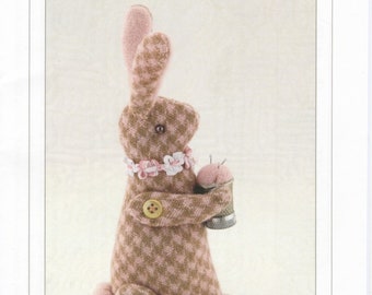 Bitty Bunny Pincushion *Sewing Pattern* By: Anne Sutton - Bunny Hill Designs