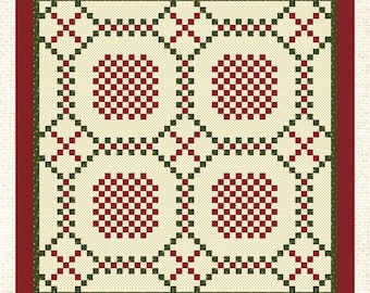 Christmas Checkerboard Quilt *Pattern* By: Stacy West - Buttermilk Basin Design Co