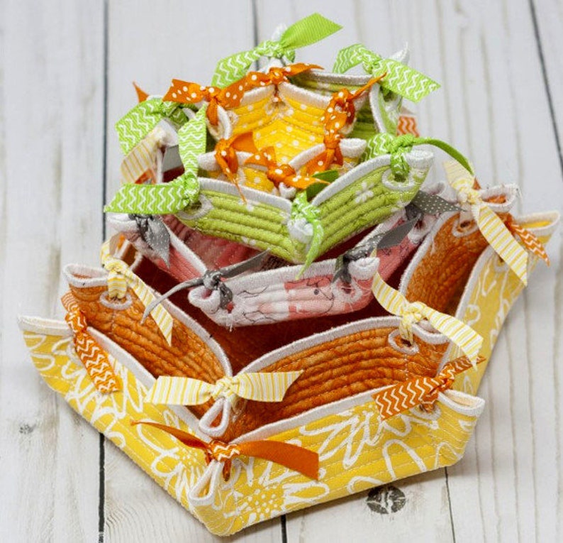 Kimberbell QUILTED BASKETS 5 Designs Each in Graduated Etsy