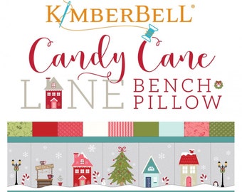 Candy Cane Lane Bench Pillow Pattern *Sewing Version* From: Kimberbell  KD198