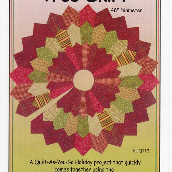 Triple Dresden Tree Skirt Pattern Etsy