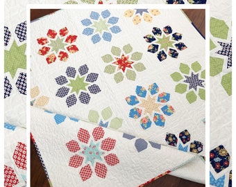 Splash *Quilt Pattern - Fat Quarter, Fat Eights & Scrap Friendly* By: Margot Languedoc - The Pattern Basket