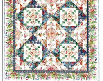 Haven: Tranquil Quilt *Quilt Pattern* By Jason Yenter - In The Beginning Fabrics