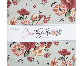 Ciao Bella *Layer Cake (10x10) - 42 Pieces* By: Carina Gardner & Riley Blake Designs