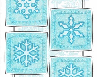 Snowflakes Keep Falling Coaster Set *Machine Embroidery CD* From: Janine Babich Designs