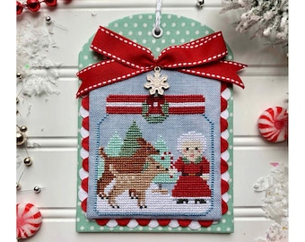 Christmas in the Kitchen: Candy Canes  *Counted Cross Stitch Pattern* By Misty Pursel - Luminous Fiber Arts