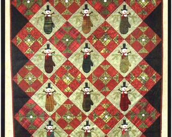 Warm Woolen Mittens *Woolies Winter/Holiday Quilt Pattern* By: Bonnie Sullivan- All Through the Night