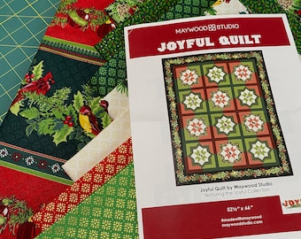 Joyful Quilt *Kit - Includes Fabrics & Pattern* From: Maywood Studio