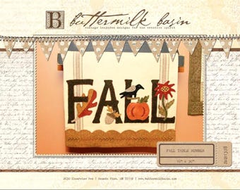 Fall *Table Runner Sewing Pattern* From:  Buttermilk Basin Vintage Inspired Designs