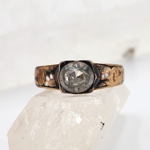 Georgian Diamond Ring Dutch Rose Cut Diamond Ring - DK568