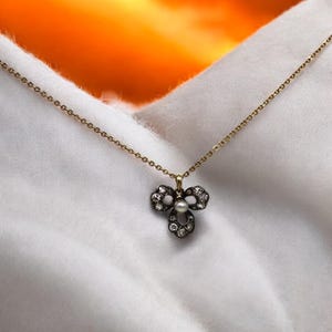 Georgian Diamond Flower Pendant - DK23A