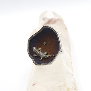 Sapphire Lizard Ring - Petra Star