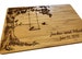 Personalized Cutting Board, Custom Wedding Gift, Love Birds on Swing, Anniversary Gift, Chopping Block, Gift for Couple, Bridal