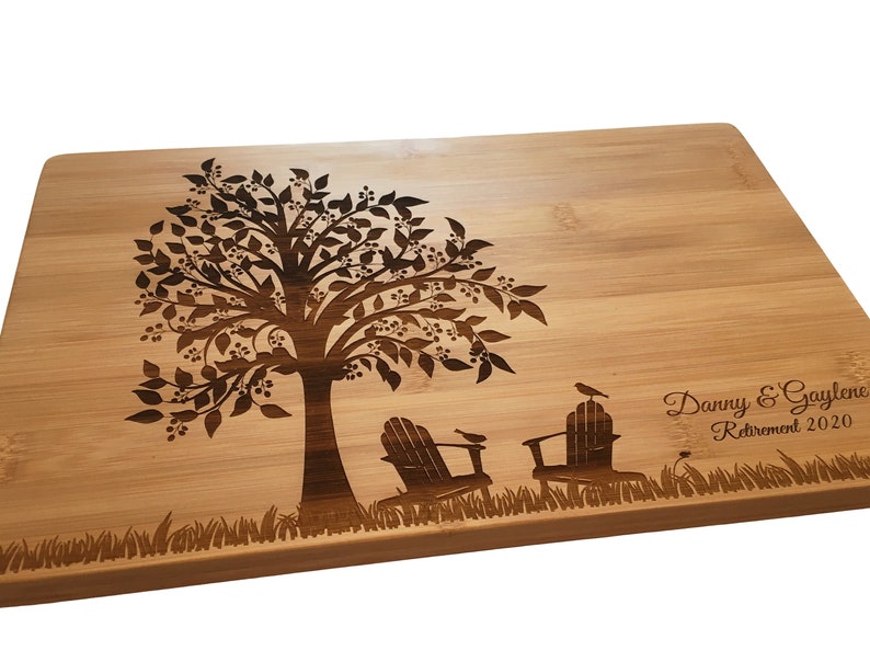 Personalized Cutting Board Retirement Gift Adirondack Etsy Nederland