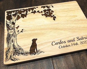 Labrador Retreiver Gift Personalized Wood Cutting Board