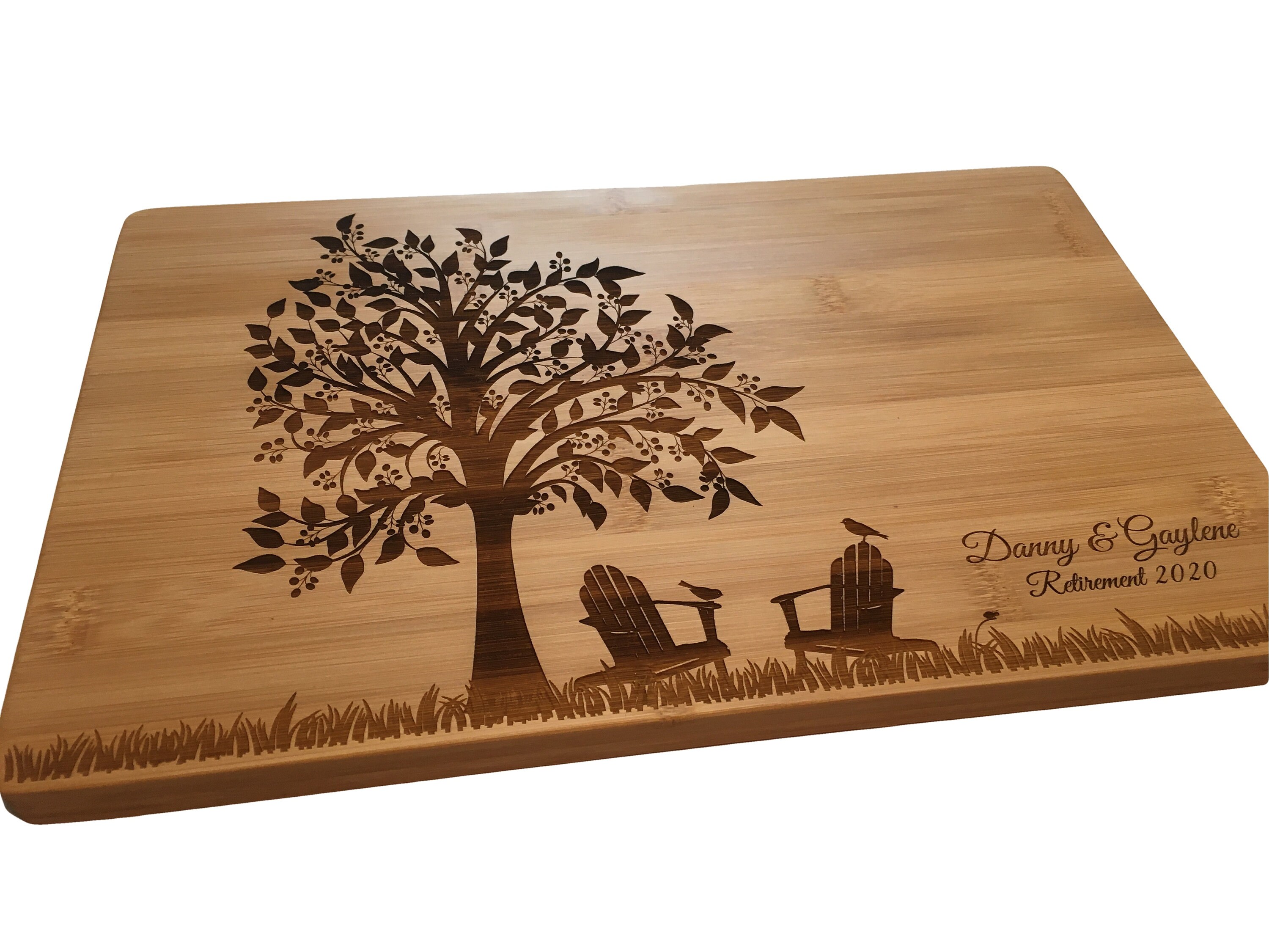 Personalized Cutting Board Retirement Gift Adirondack Etsy