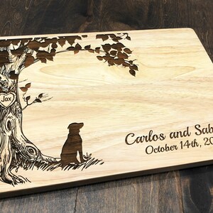 Labrador Retreiver Gift Personalized Wood Cutting Board image 10