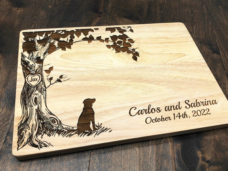 Labrador Retreiver Gift Personalized Wood Cutting Board image 10