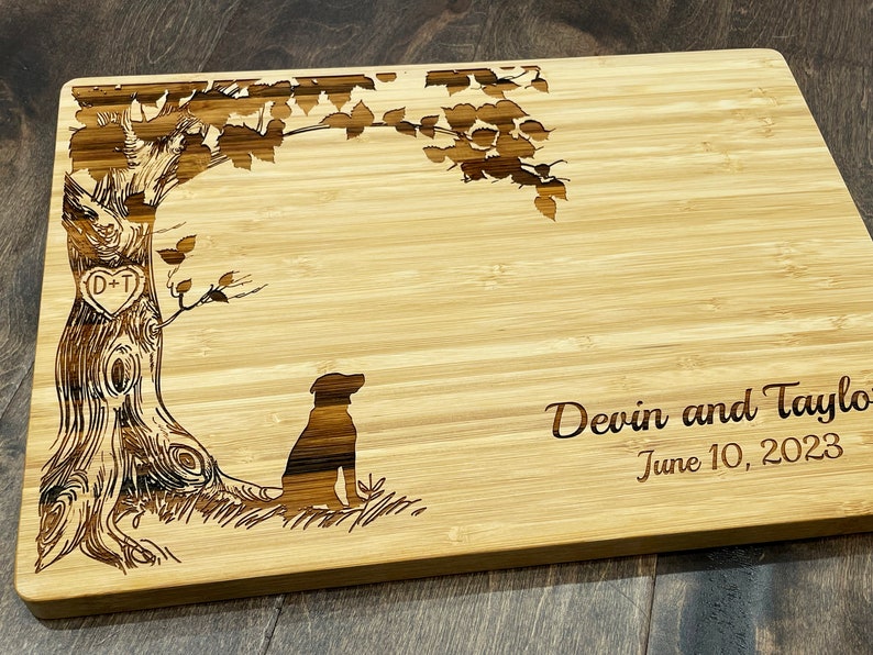 Labrador Retreiver Gift Personalized Wood Cutting Board image 3