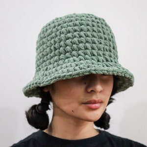 Custom Handmade Bucket Hat, Crochet Fuzzy Bucket Hat, Fisherman’s Hat, Thick Winter Hat, Hair Accessory, Sun Hat | Made to Order