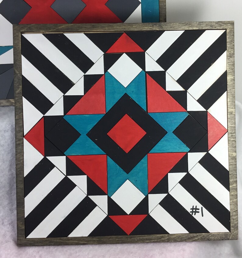 Southwest Wood Quilt Block Kit DIY Paint & Assemble Yourself Etsy