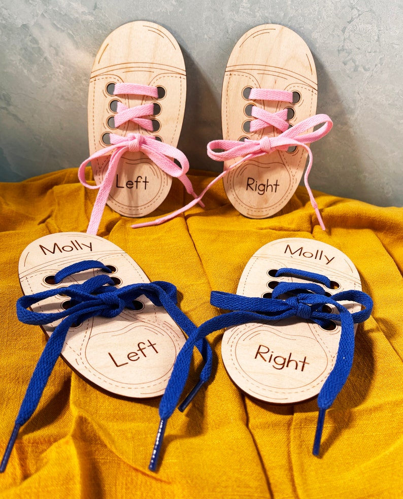 Image showcasing Learn to Tie Your Shoes, Educational Gift for Kids, Children's Fine ...