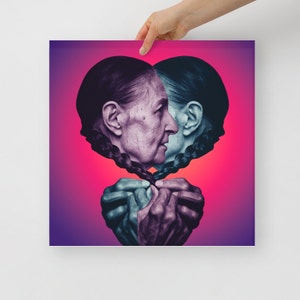 Unique Collage Art - &#39;Keeping Secrets&#39; - Captivating Image of Self-Discovery and Hidden Whispers