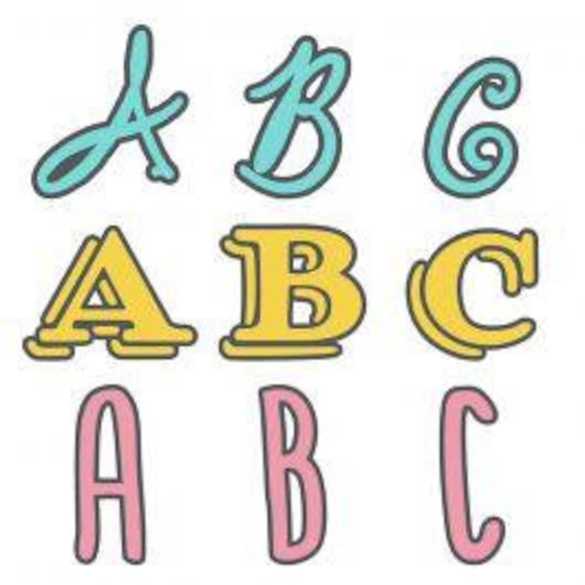 Chalkboard Fonts Cricut Cartridge Etsy