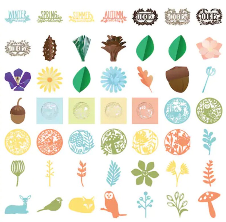 Four Seasons Home Decor Cricut Cartridge - Etsy