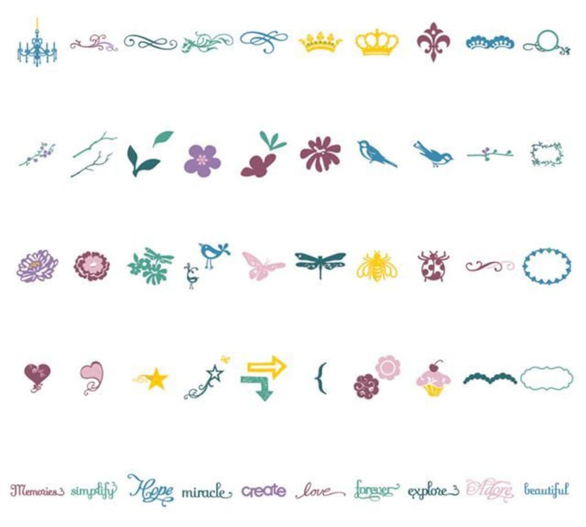 Home Decor Cricut Cartridge Etsy