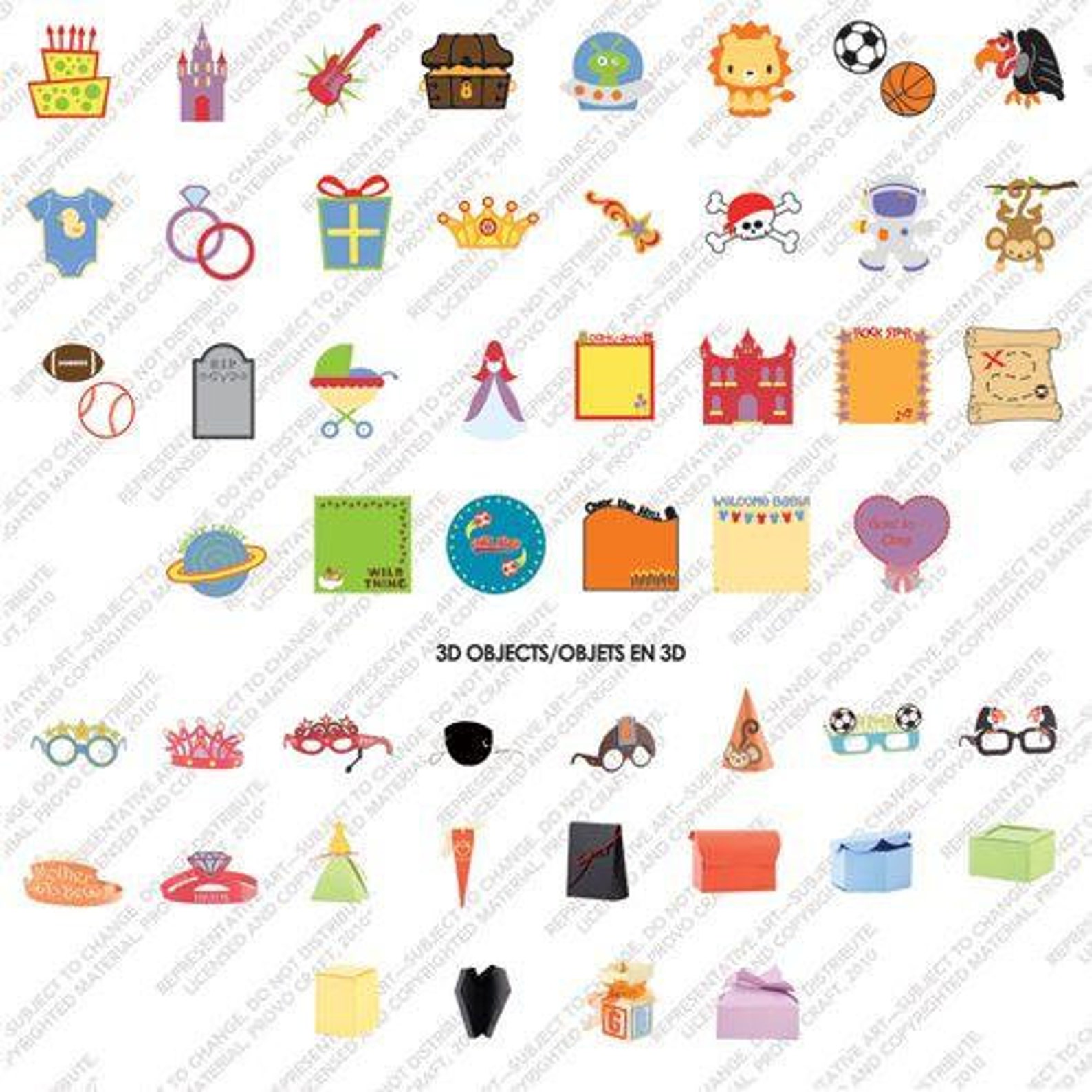 3 Birds Lifes a Party Cricut Cartridge Etsy