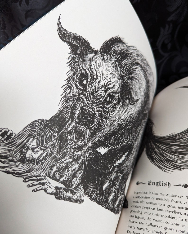 Ilustrowana antologia mitologii niemieckiej: Krampus, Szczurołap, Lorelei, Dildappe i inni. Książka dla dzieci i dorosłych zdjęcie 4