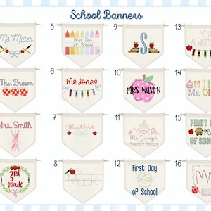 First Day of School Back to School Banner Sign