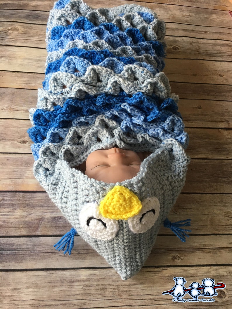 Newborn Owl Snuggle Sack