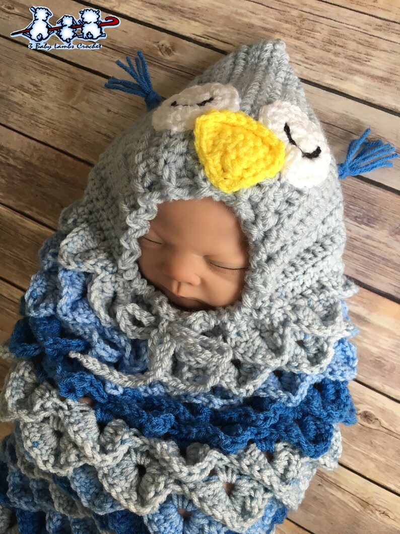 Newborn Owl Snuggle Sack