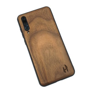 Wooden TPU case, Huawei P20 Pro - Walnutwood