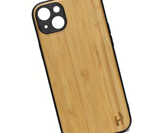 Wooden case iPhone 15+ - Bamboo