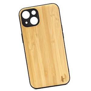 Houten hoesje iPhone 14 Plus - Bamboe