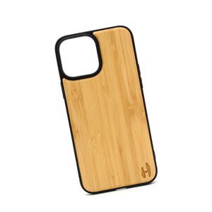 Houten hoesje iPhone 13 mini - Bamboe