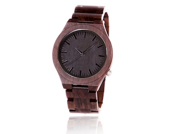 Hoentjen, reloj de madera – Zanzíbar (con movimiento Seiko)